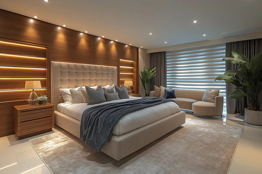 Suite parentale — Éclairage architectural